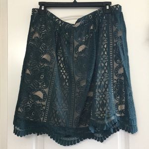 Xhilaration lace mini skirt